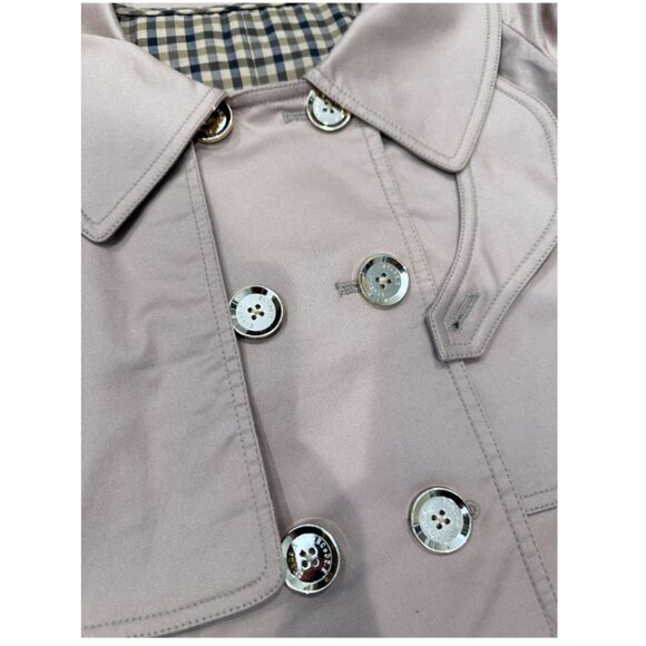 Khaki Crop Trench Coat - Picture 4 of 6